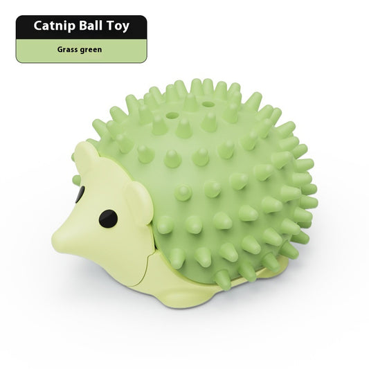 Cat Toy Hedgehog Scratching and Itching Catnip Ball Relieving Stuffy Pet Toy