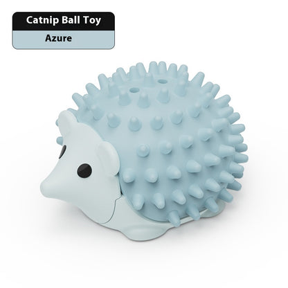 Cat Toy Hedgehog Scratching and Itching Catnip Ball Relieving Stuffy Pet Toy