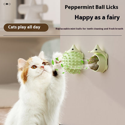 Cat Toy Hedgehog Scratching and Itching Catnip Ball Relieving Stuffy Pet Toy