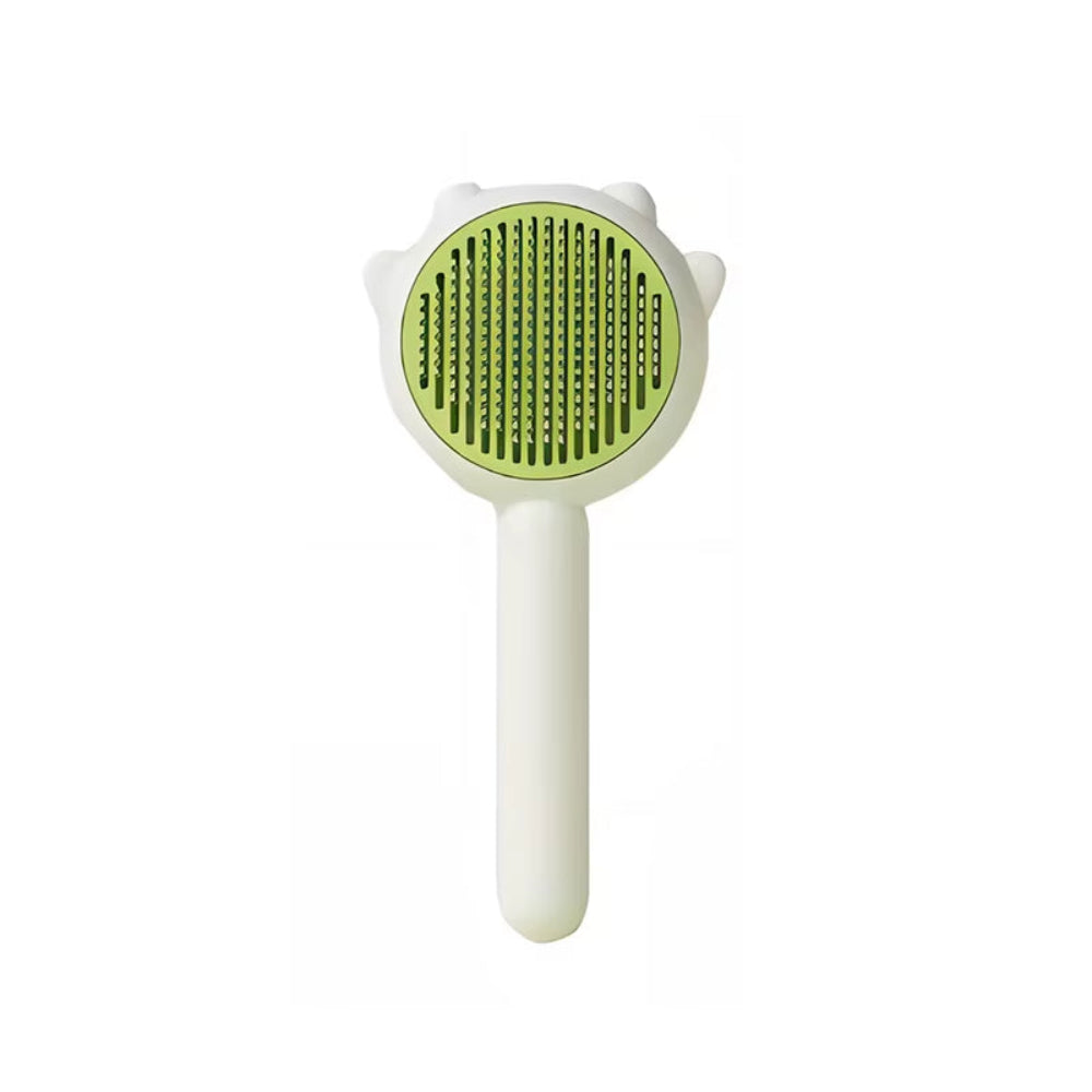 Three Colors Pet Comb One-Key Hair Removal Cleaning Brush Magic Massage Grooming the Cat Hair Brush Is Easy to Carry and Clean