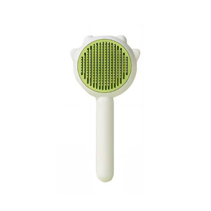 Three Colors Pet Comb One-Key Hair Removal Cleaning Brush Magic Massage Grooming the Cat Hair Brush Is Easy to Carry and Clean