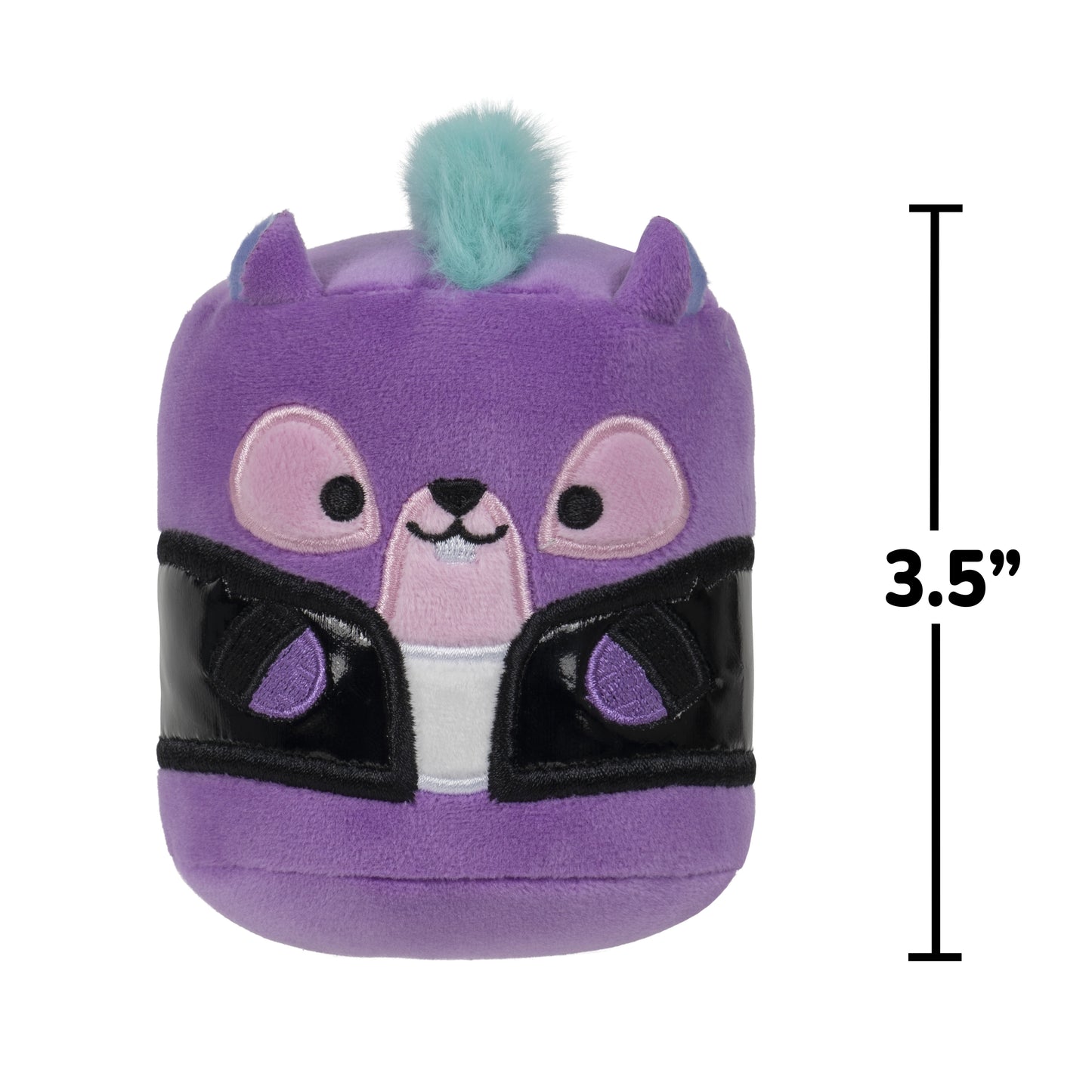 3.5 Inch Jean Squirrel + Brigitte Stick Chew Mees by Original  Plush Pet Toy 2-Pack