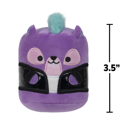 3.5 Inch Jean Squirrel + Brigitte Stick Chew Mees by Original  Plush Pet Toy 2-Pack