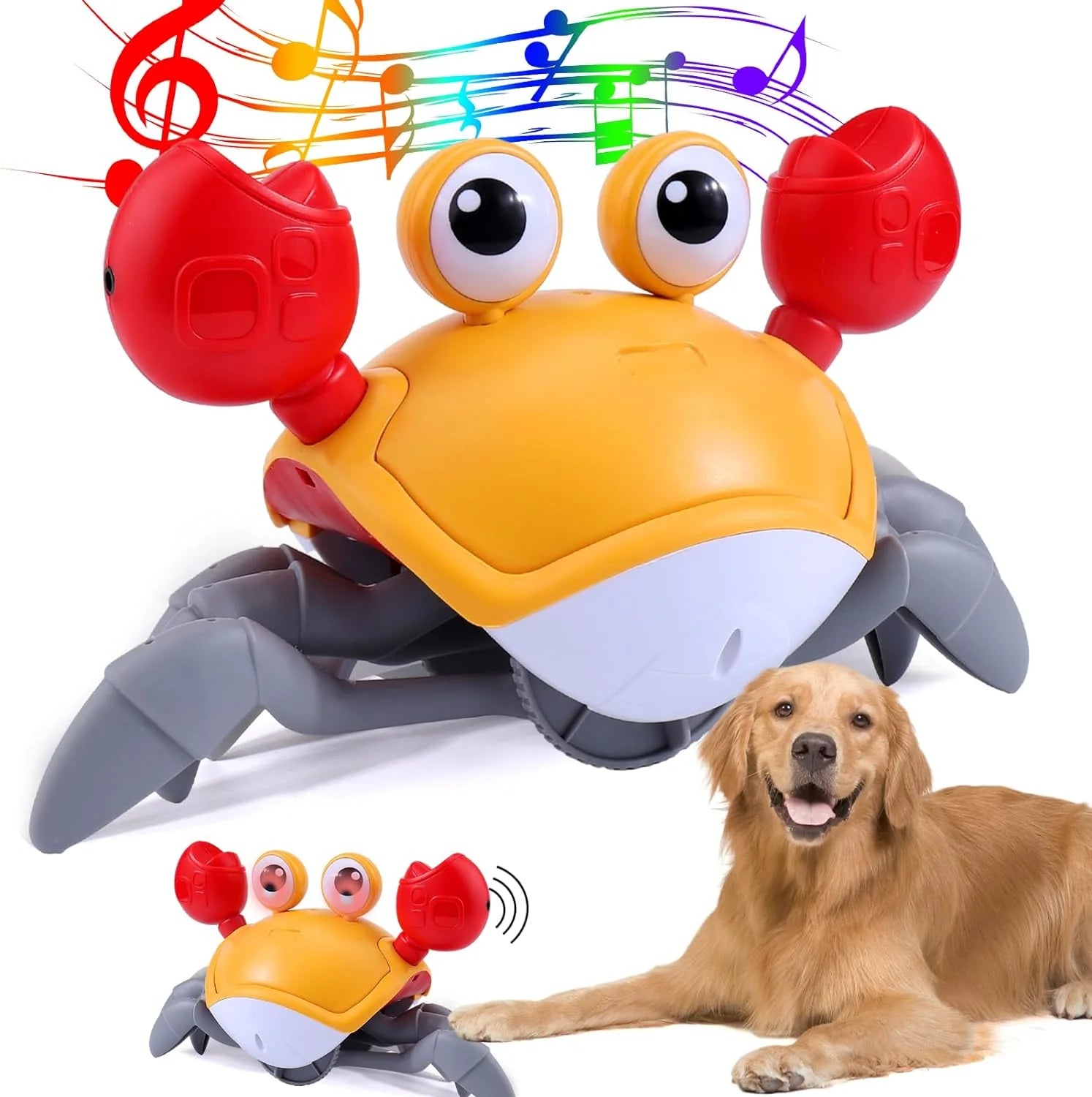 Interactive Crawling Crab Dog Toy – Engaging Play for All Breeds